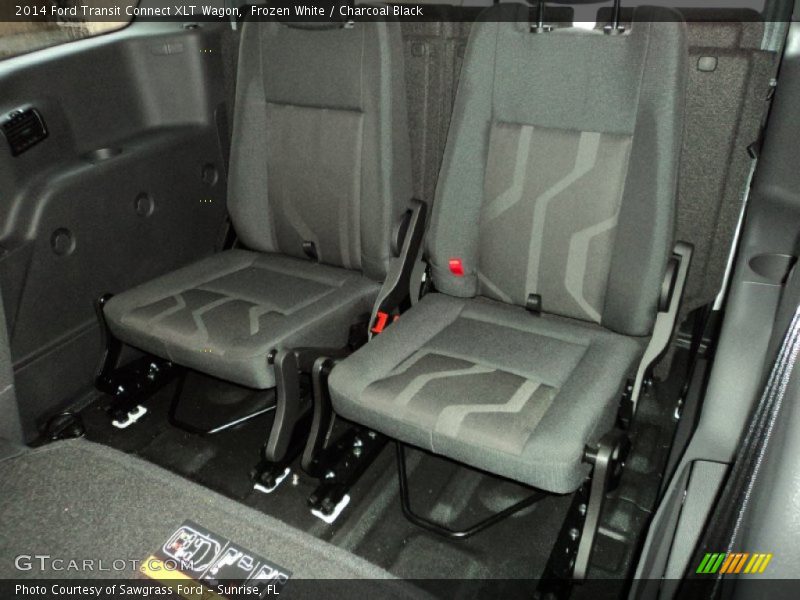 Frozen White / Charcoal Black 2014 Ford Transit Connect XLT Wagon