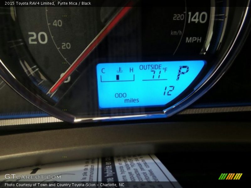 Pyrite Mica / Black 2015 Toyota RAV4 Limited