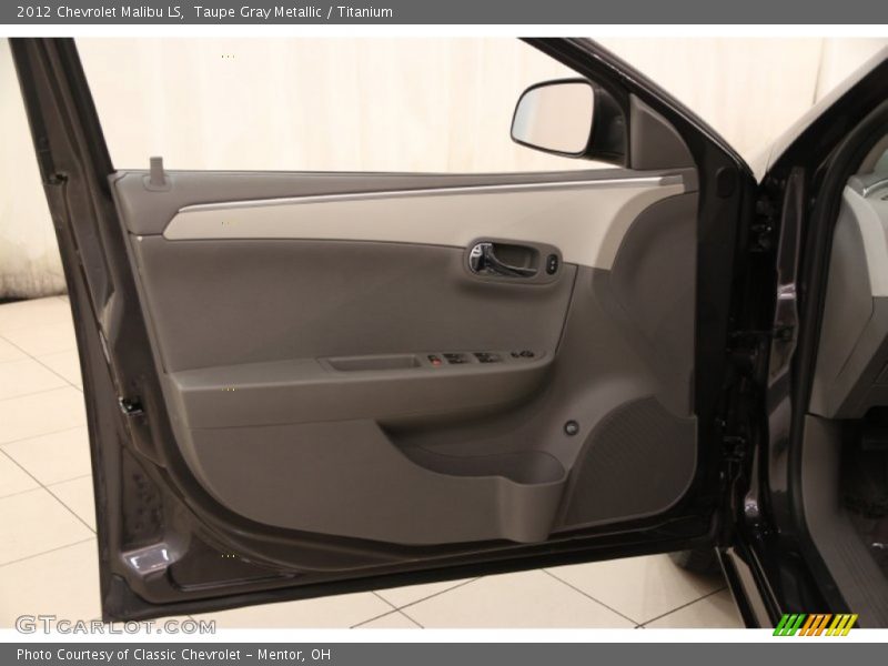 Taupe Gray Metallic / Titanium 2012 Chevrolet Malibu LS