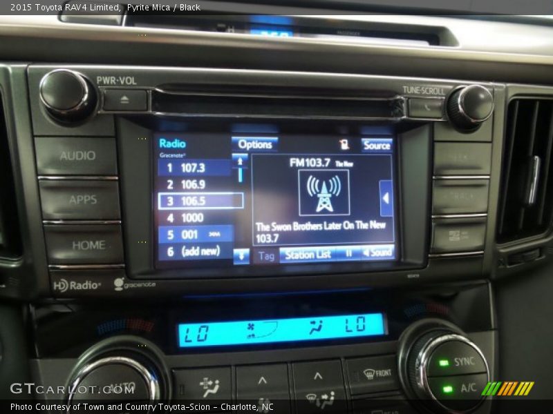 Pyrite Mica / Black 2015 Toyota RAV4 Limited