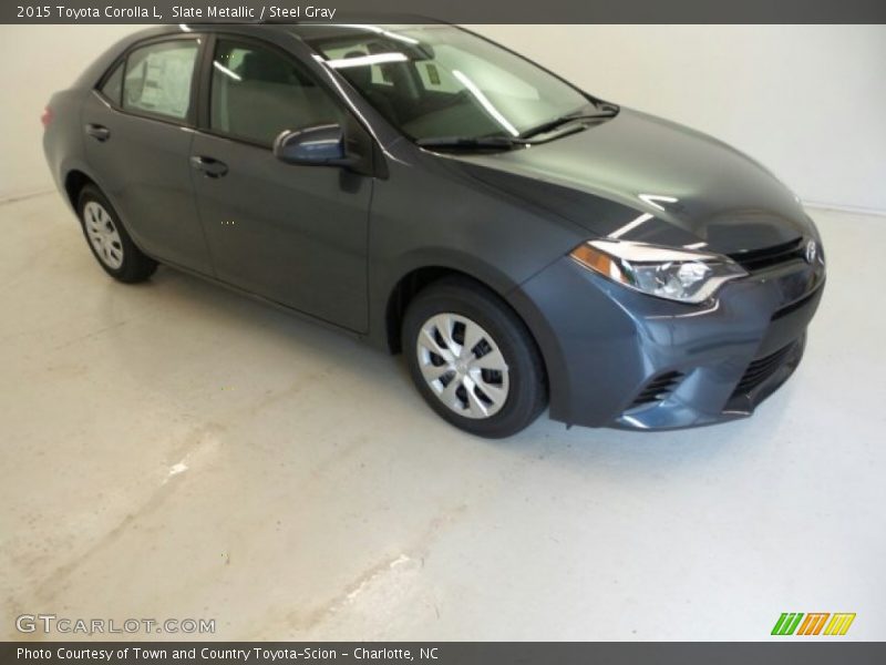 Slate Metallic / Steel Gray 2015 Toyota Corolla L