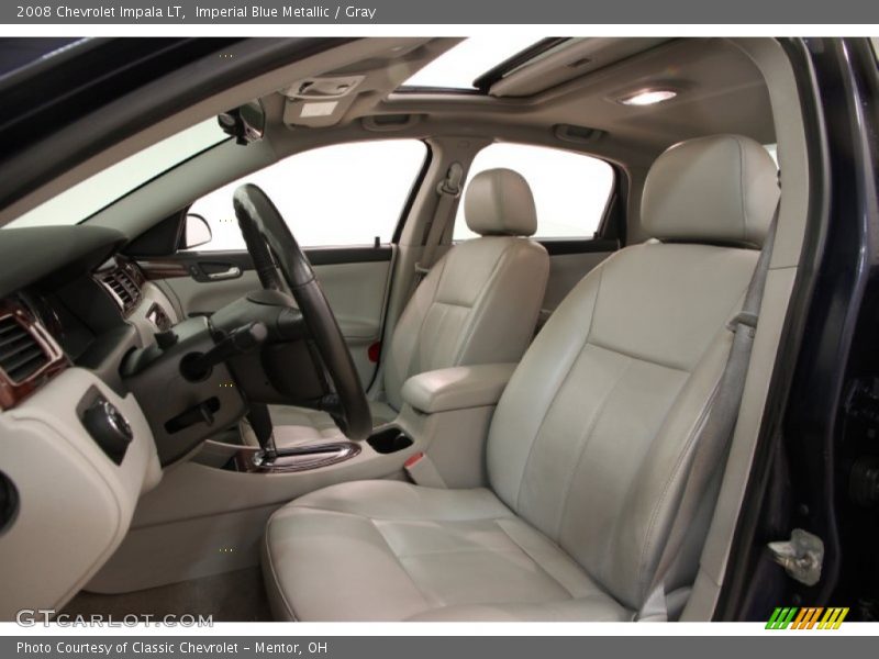 Imperial Blue Metallic / Gray 2008 Chevrolet Impala LT