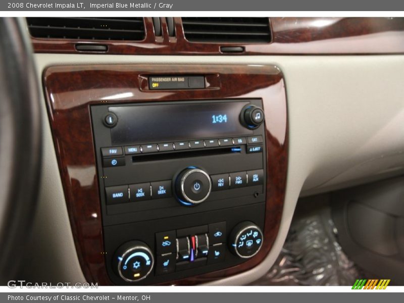 Imperial Blue Metallic / Gray 2008 Chevrolet Impala LT