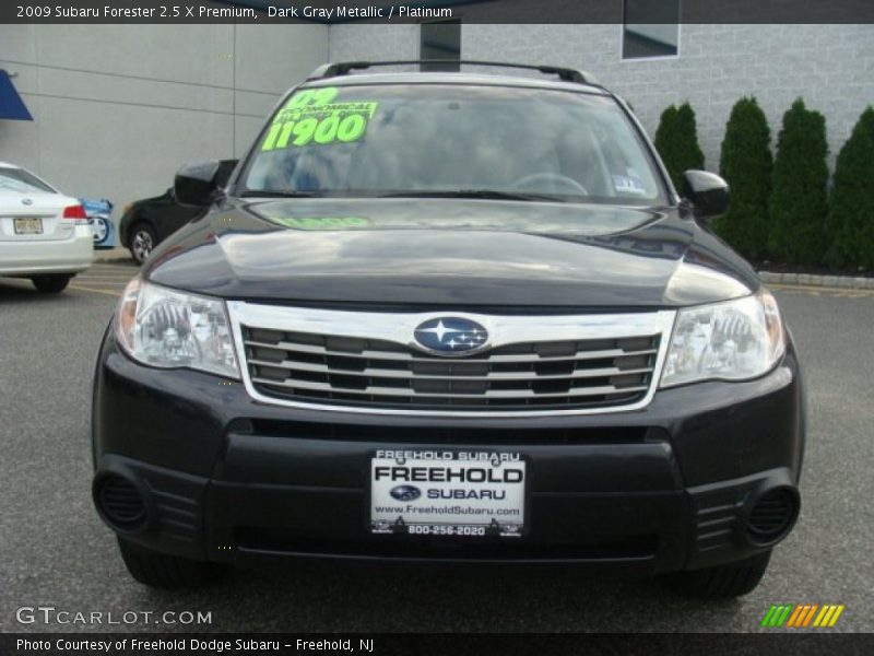 Dark Gray Metallic / Platinum 2009 Subaru Forester 2.5 X Premium