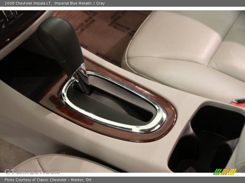 Imperial Blue Metallic / Gray 2008 Chevrolet Impala LT