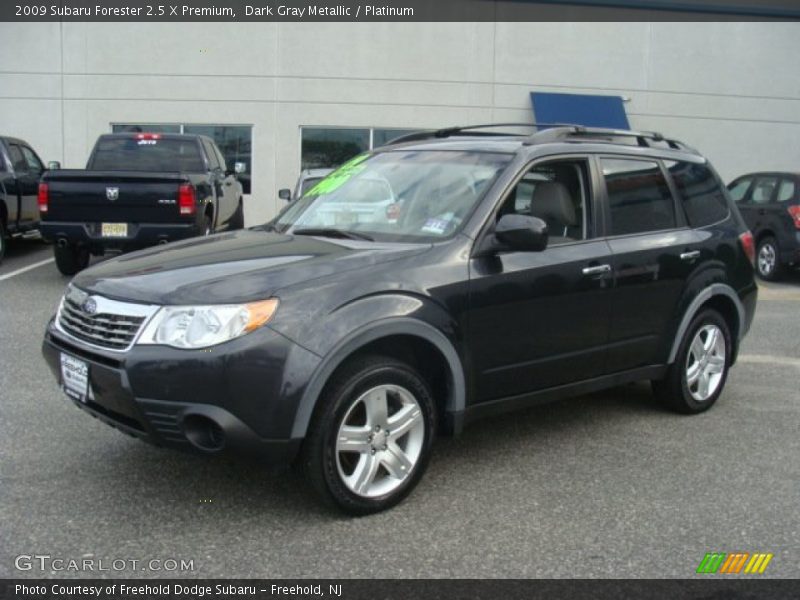 Dark Gray Metallic / Platinum 2009 Subaru Forester 2.5 X Premium