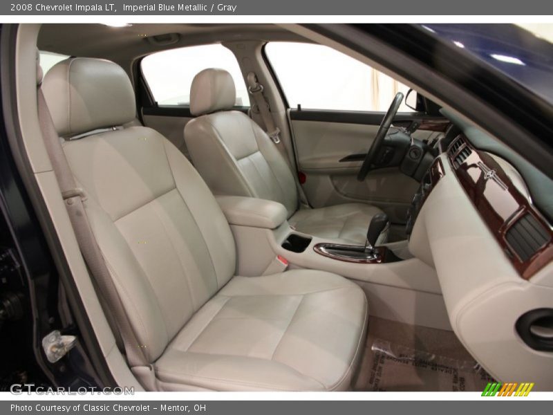 Imperial Blue Metallic / Gray 2008 Chevrolet Impala LT