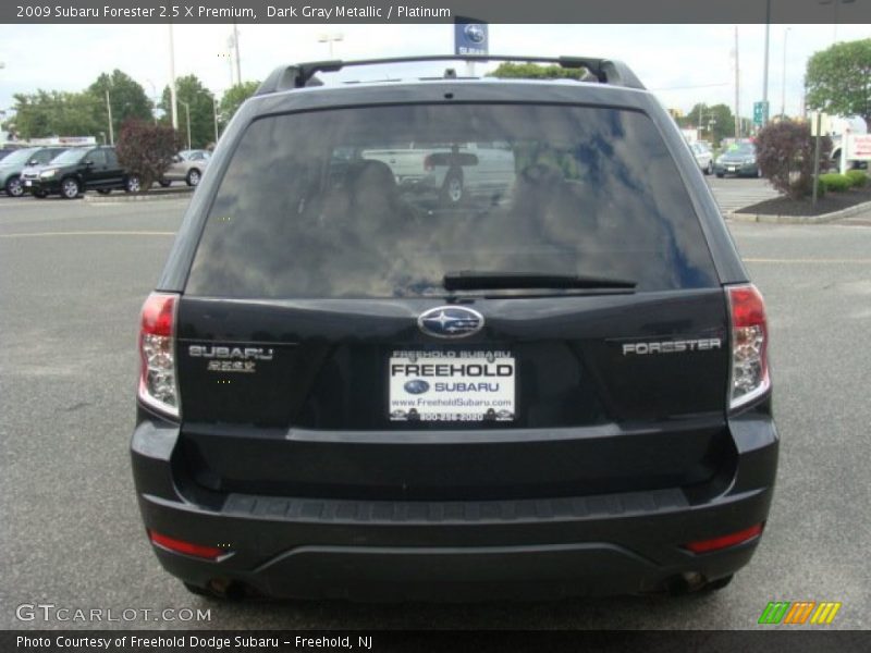 Dark Gray Metallic / Platinum 2009 Subaru Forester 2.5 X Premium