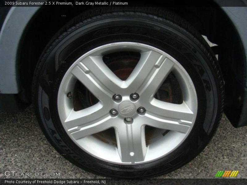 Dark Gray Metallic / Platinum 2009 Subaru Forester 2.5 X Premium