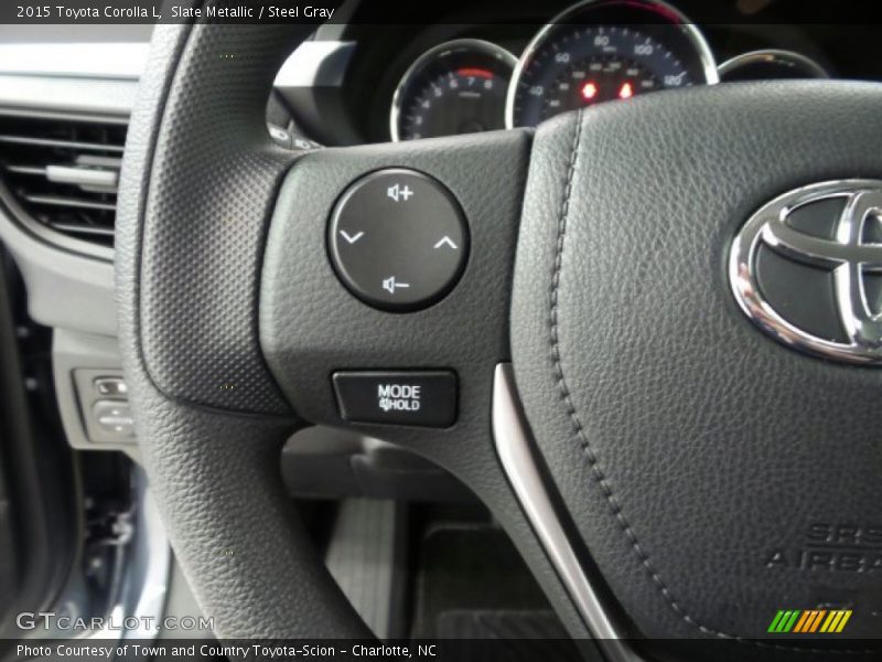 Slate Metallic / Steel Gray 2015 Toyota Corolla L