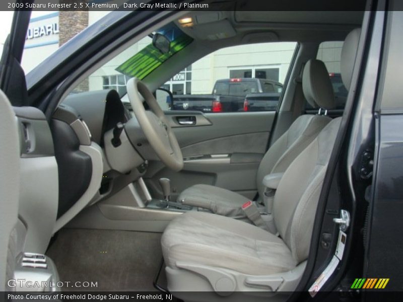 Dark Gray Metallic / Platinum 2009 Subaru Forester 2.5 X Premium