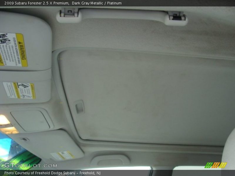 Dark Gray Metallic / Platinum 2009 Subaru Forester 2.5 X Premium