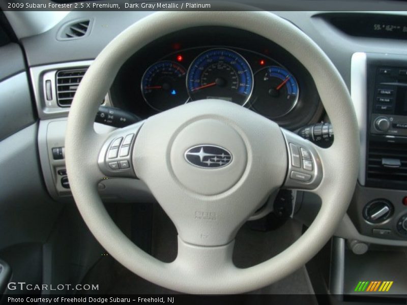 Dark Gray Metallic / Platinum 2009 Subaru Forester 2.5 X Premium