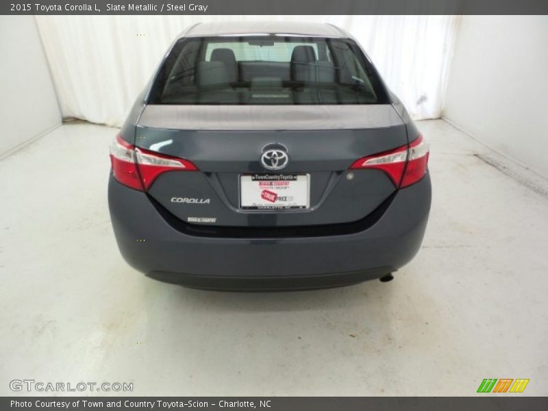 Slate Metallic / Steel Gray 2015 Toyota Corolla L