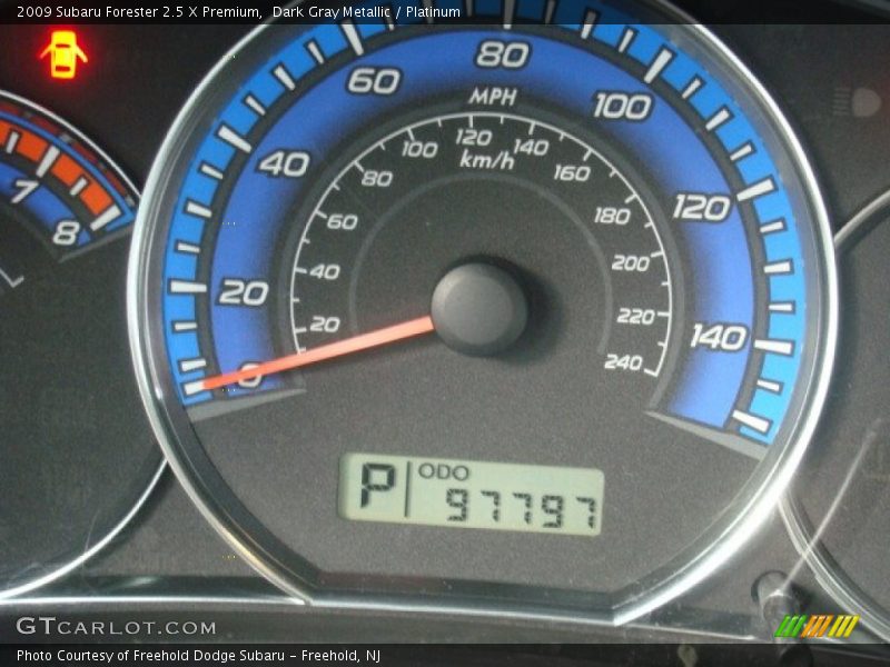 Dark Gray Metallic / Platinum 2009 Subaru Forester 2.5 X Premium