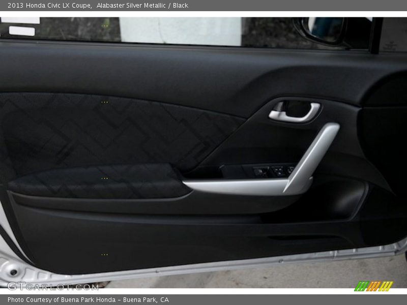 Alabaster Silver Metallic / Black 2013 Honda Civic LX Coupe