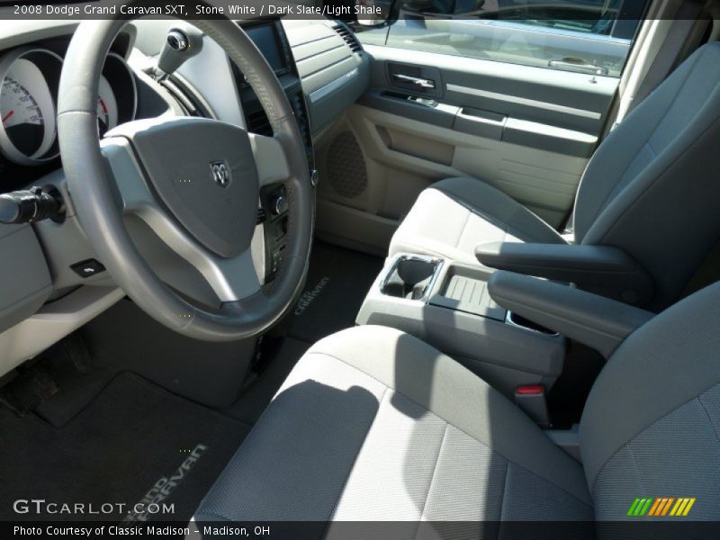 Stone White / Dark Slate/Light Shale 2008 Dodge Grand Caravan SXT