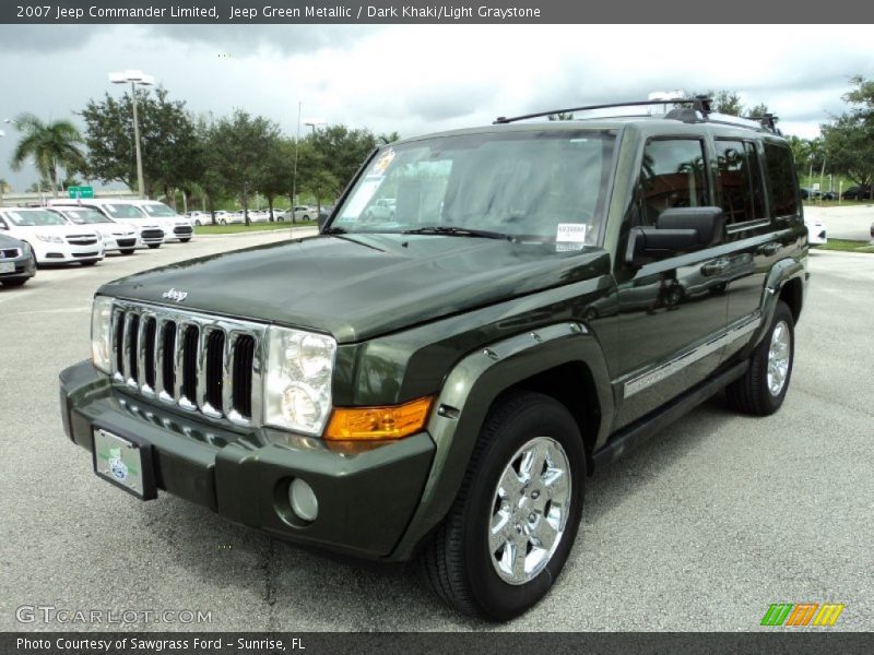 Jeep Green Metallic / Dark Khaki/Light Graystone 2007 Jeep Commander Limited
