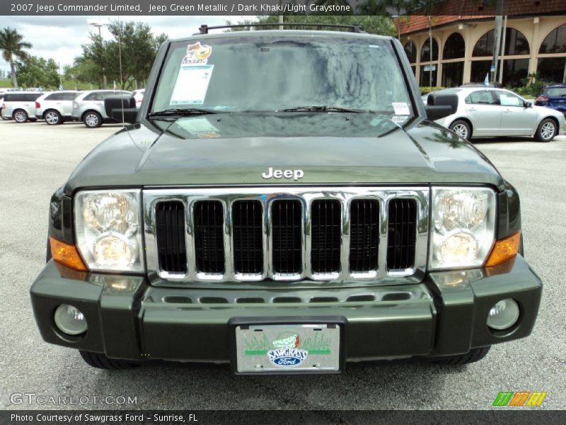 Jeep Green Metallic / Dark Khaki/Light Graystone 2007 Jeep Commander Limited