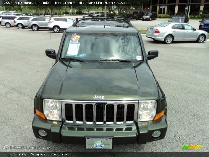 Jeep Green Metallic / Dark Khaki/Light Graystone 2007 Jeep Commander Limited