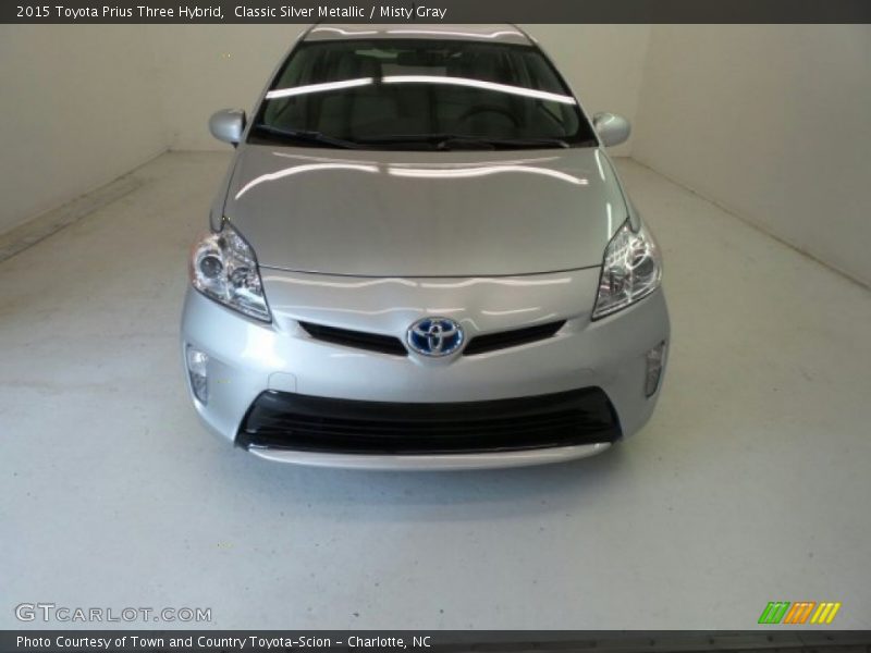 Classic Silver Metallic / Misty Gray 2015 Toyota Prius Three Hybrid