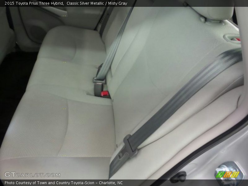 Rear Seat of 2015 Prius Three Hybrid