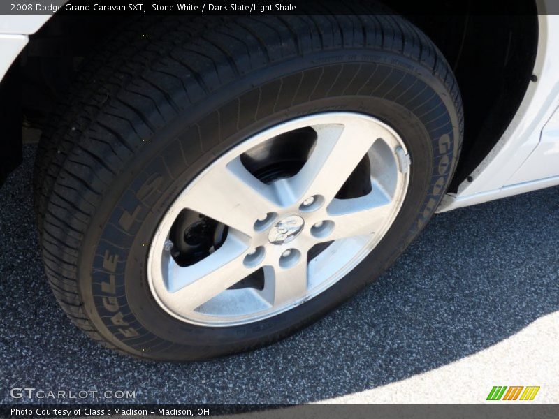 Stone White / Dark Slate/Light Shale 2008 Dodge Grand Caravan SXT