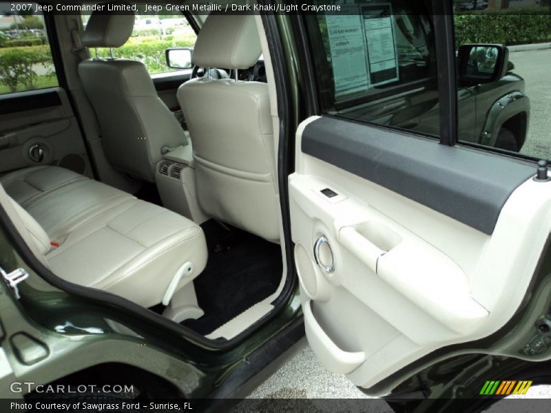 Jeep Green Metallic / Dark Khaki/Light Graystone 2007 Jeep Commander Limited