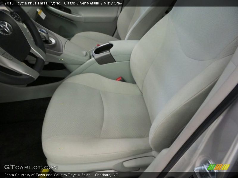 Front Seat of 2015 Prius Three Hybrid