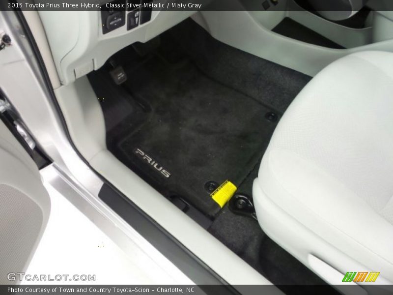 Classic Silver Metallic / Misty Gray 2015 Toyota Prius Three Hybrid