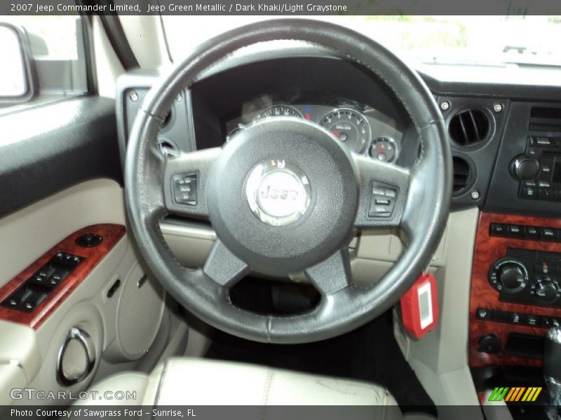 Jeep Green Metallic / Dark Khaki/Light Graystone 2007 Jeep Commander Limited