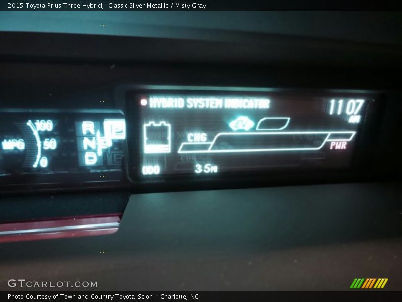 Classic Silver Metallic / Misty Gray 2015 Toyota Prius Three Hybrid