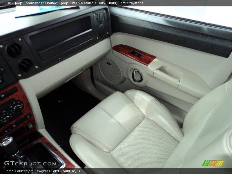 Jeep Green Metallic / Dark Khaki/Light Graystone 2007 Jeep Commander Limited