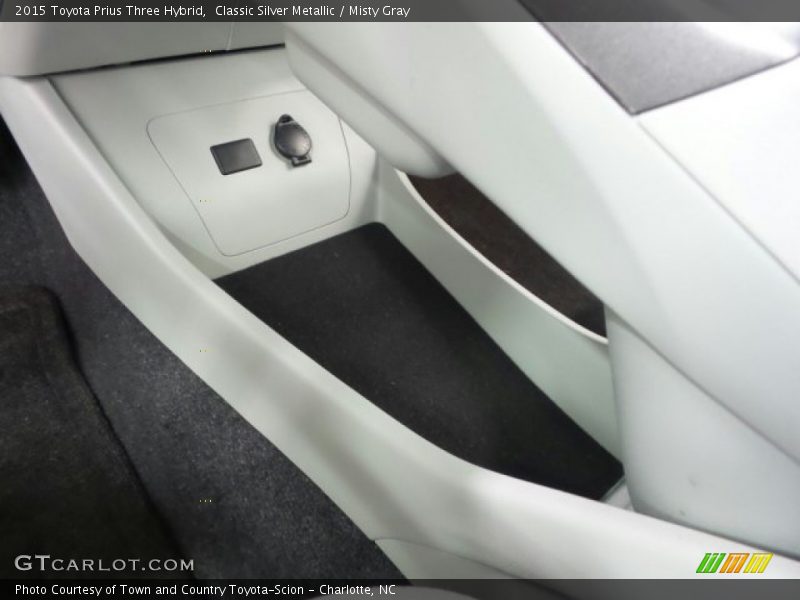 Classic Silver Metallic / Misty Gray 2015 Toyota Prius Three Hybrid