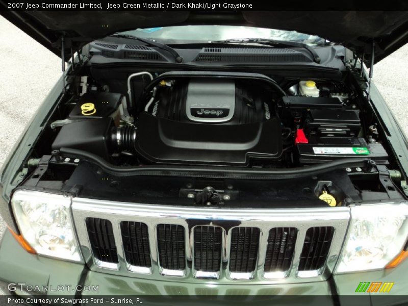 Jeep Green Metallic / Dark Khaki/Light Graystone 2007 Jeep Commander Limited