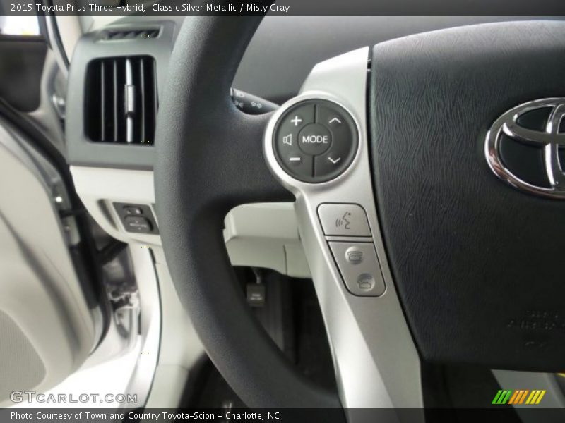 Controls of 2015 Prius Three Hybrid