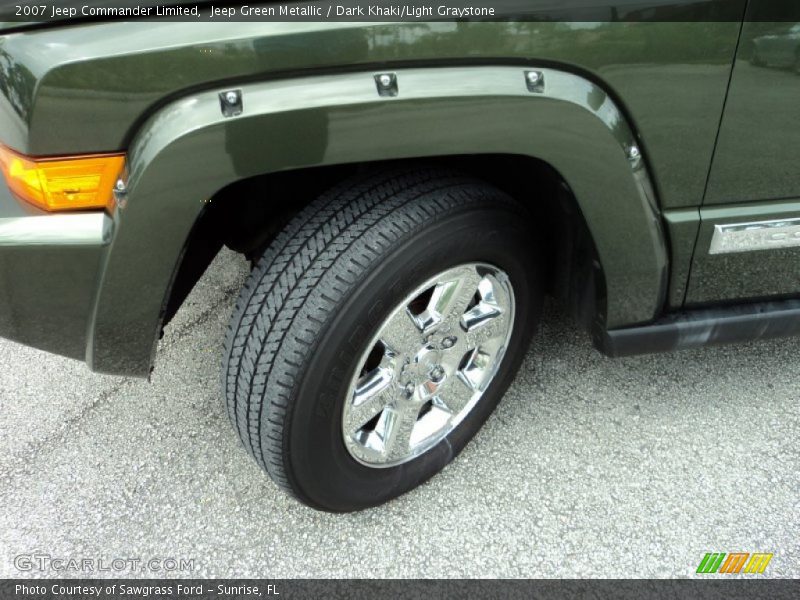 Jeep Green Metallic / Dark Khaki/Light Graystone 2007 Jeep Commander Limited