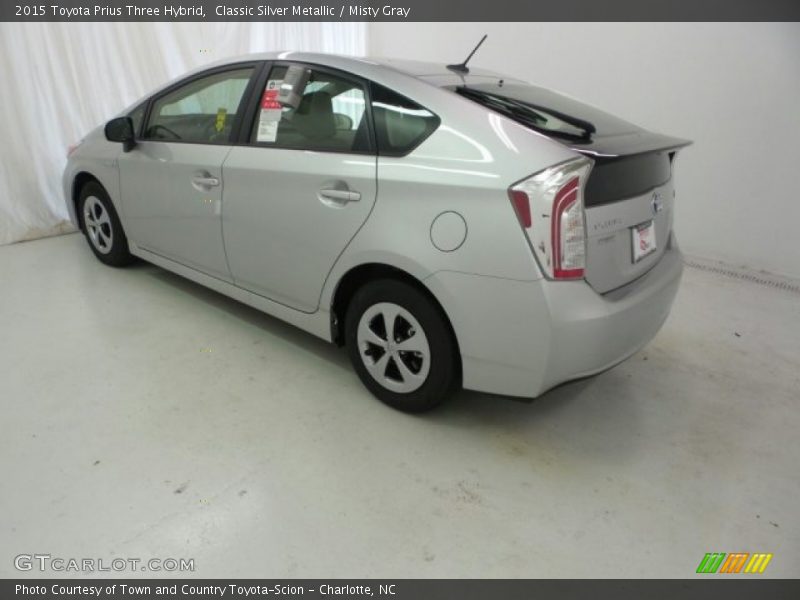 Classic Silver Metallic / Misty Gray 2015 Toyota Prius Three Hybrid