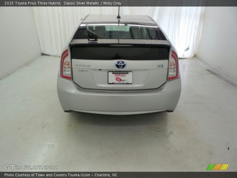 Classic Silver Metallic / Misty Gray 2015 Toyota Prius Three Hybrid