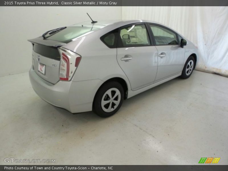 Classic Silver Metallic / Misty Gray 2015 Toyota Prius Three Hybrid