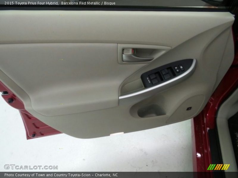 Barcelona Red Metallic / Bisque 2015 Toyota Prius Four Hybrid