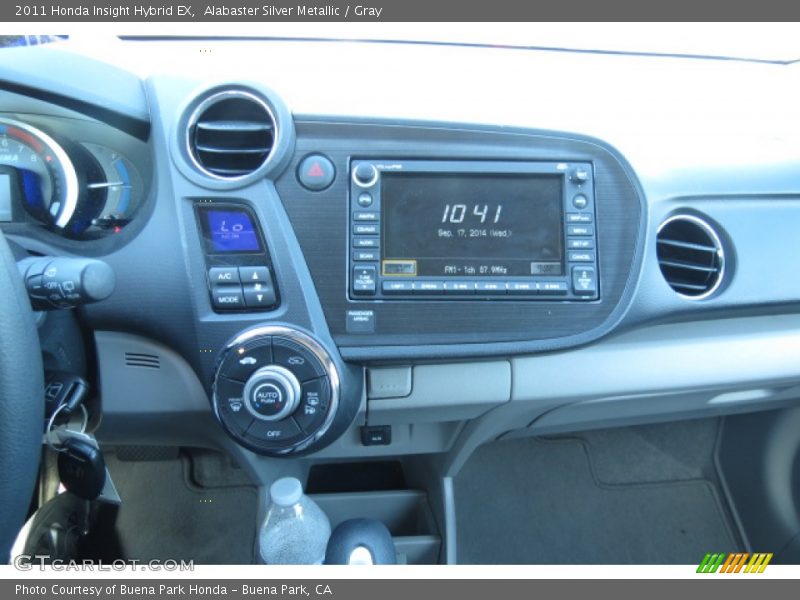 Alabaster Silver Metallic / Gray 2011 Honda Insight Hybrid EX
