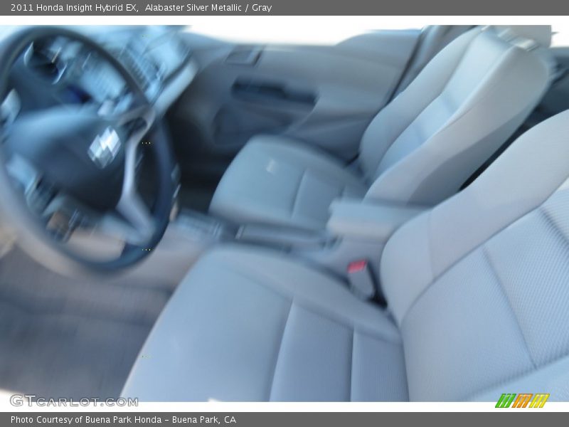 Alabaster Silver Metallic / Gray 2011 Honda Insight Hybrid EX