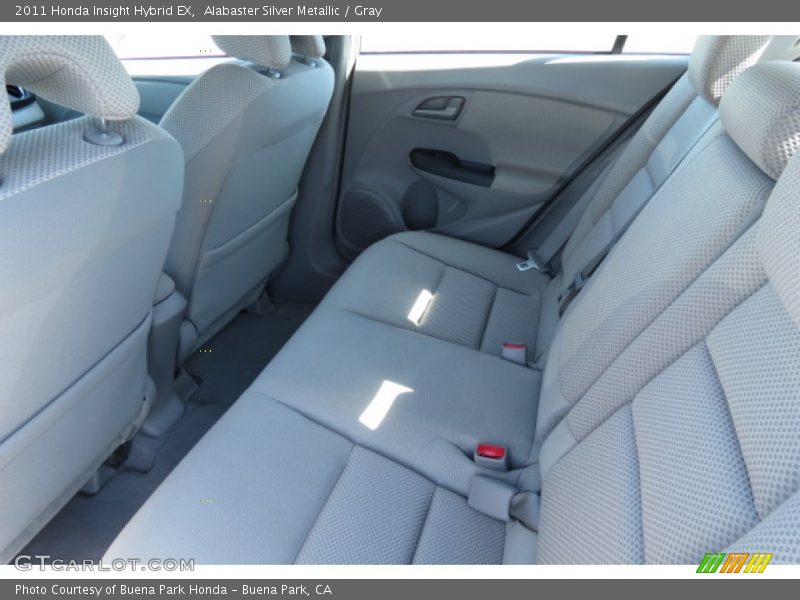 Alabaster Silver Metallic / Gray 2011 Honda Insight Hybrid EX
