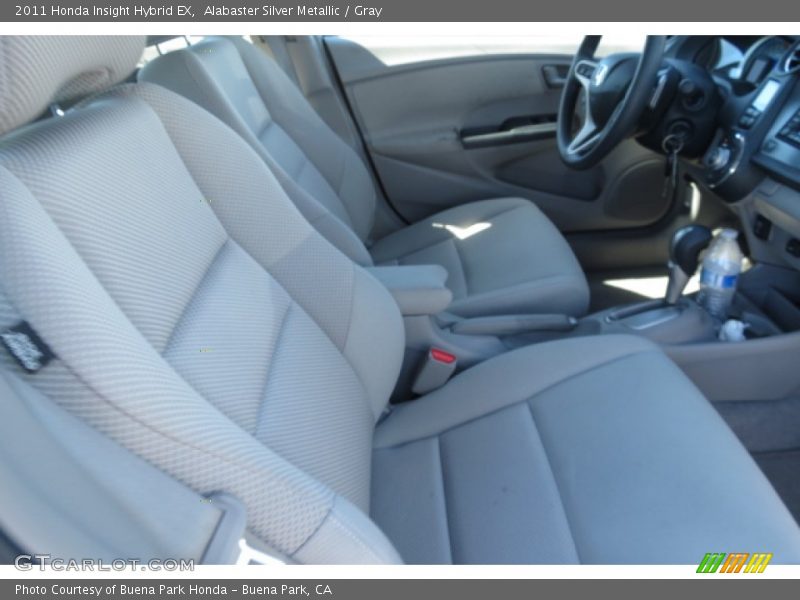 Alabaster Silver Metallic / Gray 2011 Honda Insight Hybrid EX