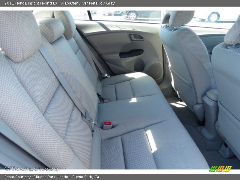 Alabaster Silver Metallic / Gray 2011 Honda Insight Hybrid EX