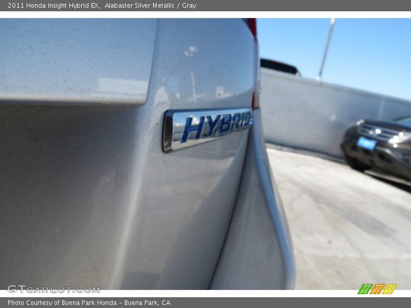 Alabaster Silver Metallic / Gray 2011 Honda Insight Hybrid EX