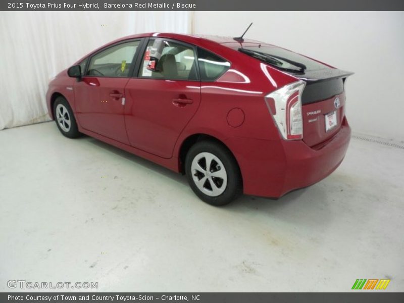 Barcelona Red Metallic / Bisque 2015 Toyota Prius Four Hybrid