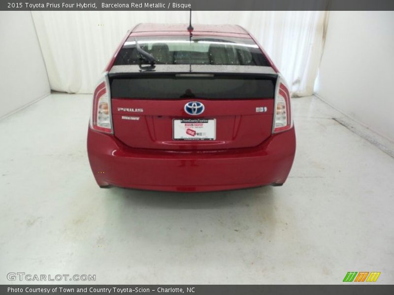 Barcelona Red Metallic / Bisque 2015 Toyota Prius Four Hybrid