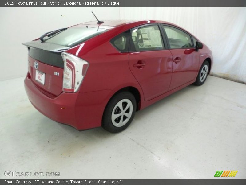 Barcelona Red Metallic / Bisque 2015 Toyota Prius Four Hybrid